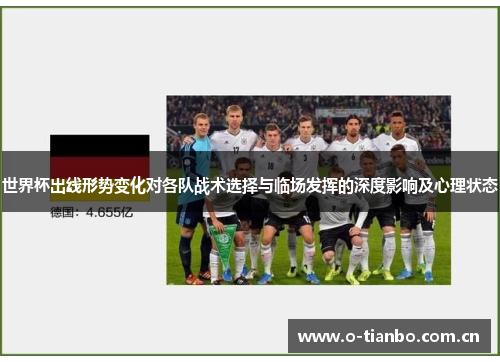 世界杯出线形势变化对各队战术选择与临场发挥的深度影响及心理状态 世界杯出线形势变化对各队战术选择与临场发挥的深度影响及心理状态